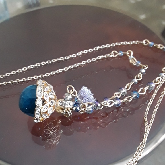 cara new york Jewelry - Long necklace with a bell shape pendant